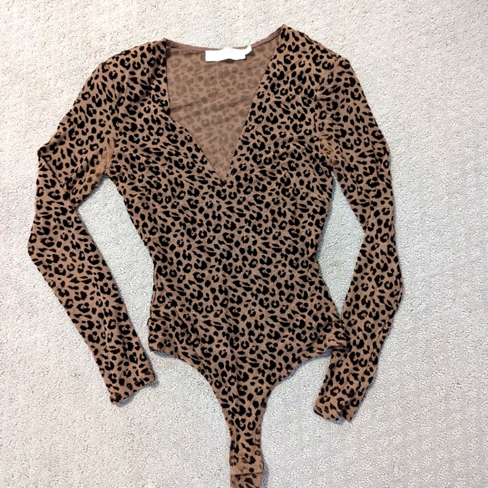 Cheetah Print Bodysuit